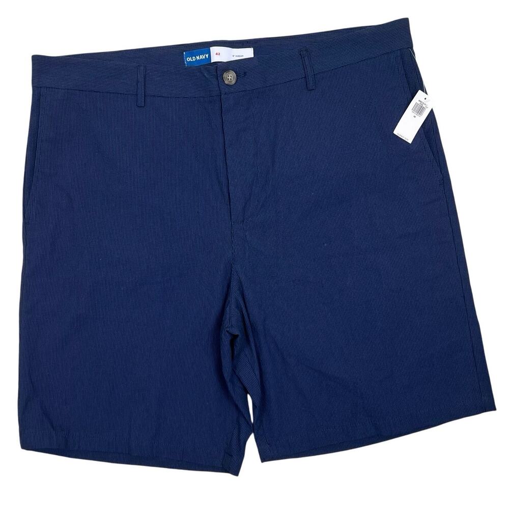Old Navy Men's Dark Navy Flat-Front Shorts
